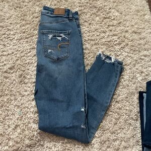 American Eagle Skinny Ripped Jeans